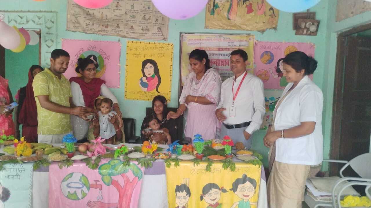 Samastipur : नौनिहालों को कराया गया अन्नप्रासन