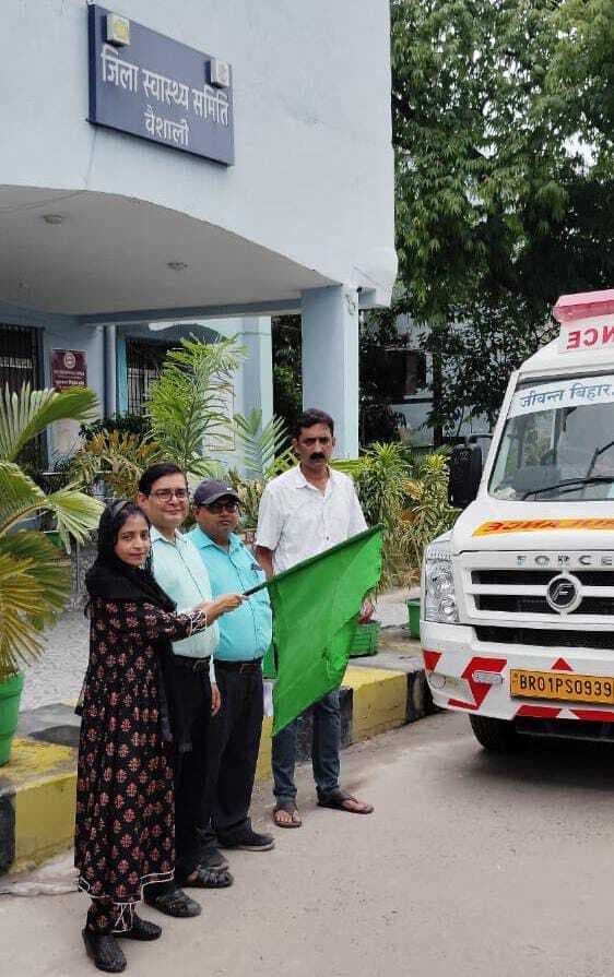 HAJIPUR NEWS. हृदय रोग से पीड़ित 17 बच्चे निशुल्क जांच के लिए पटना रवाना