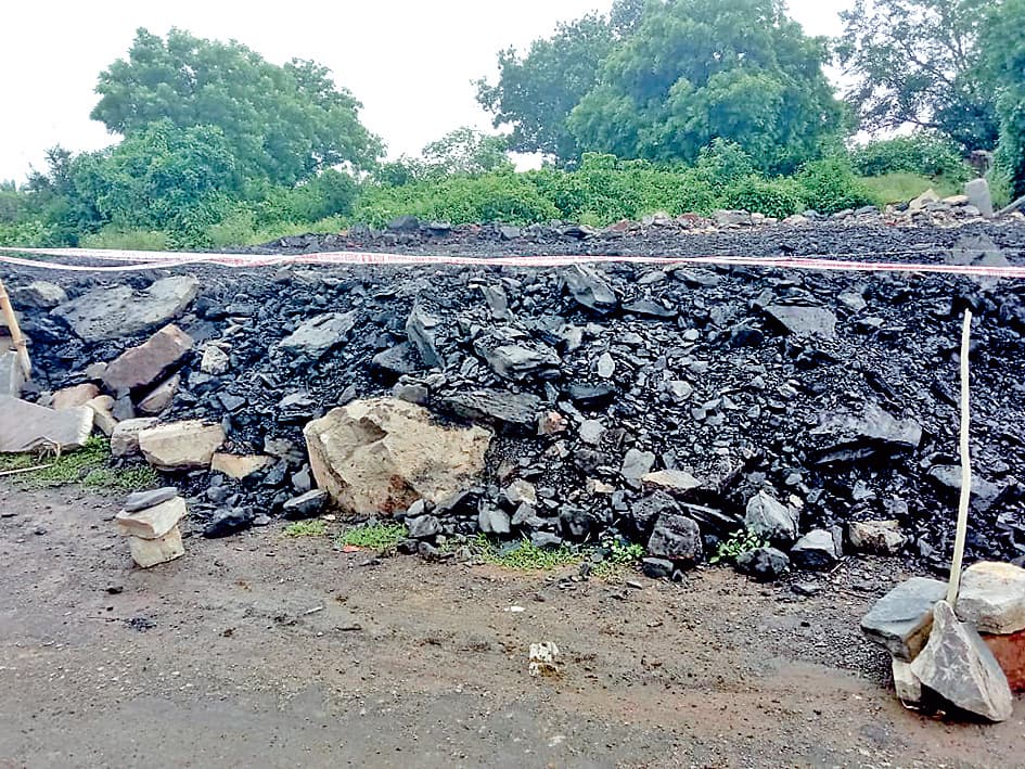 न्यू केंदा कोलियरी के पास धंसान से आतंक