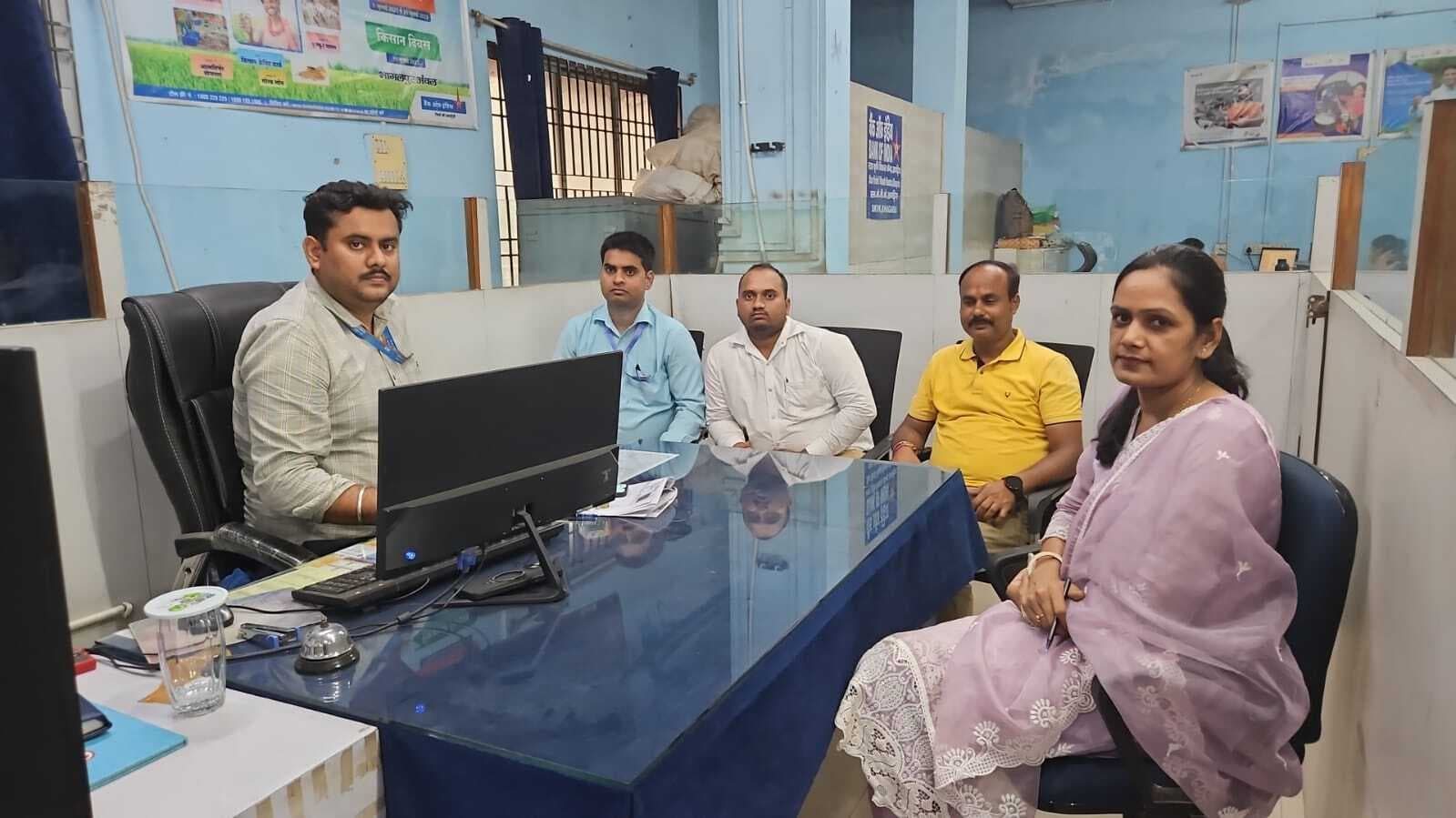 नये शाखा प्रबंधक ने संभाला पदभार