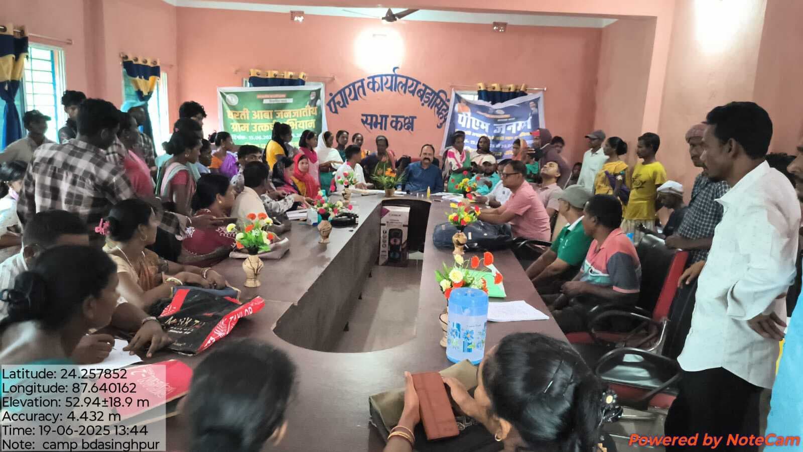 पाकुड़िया के दो पंचायतों के शिविर में 306 लोगों ने दिया आवेदन