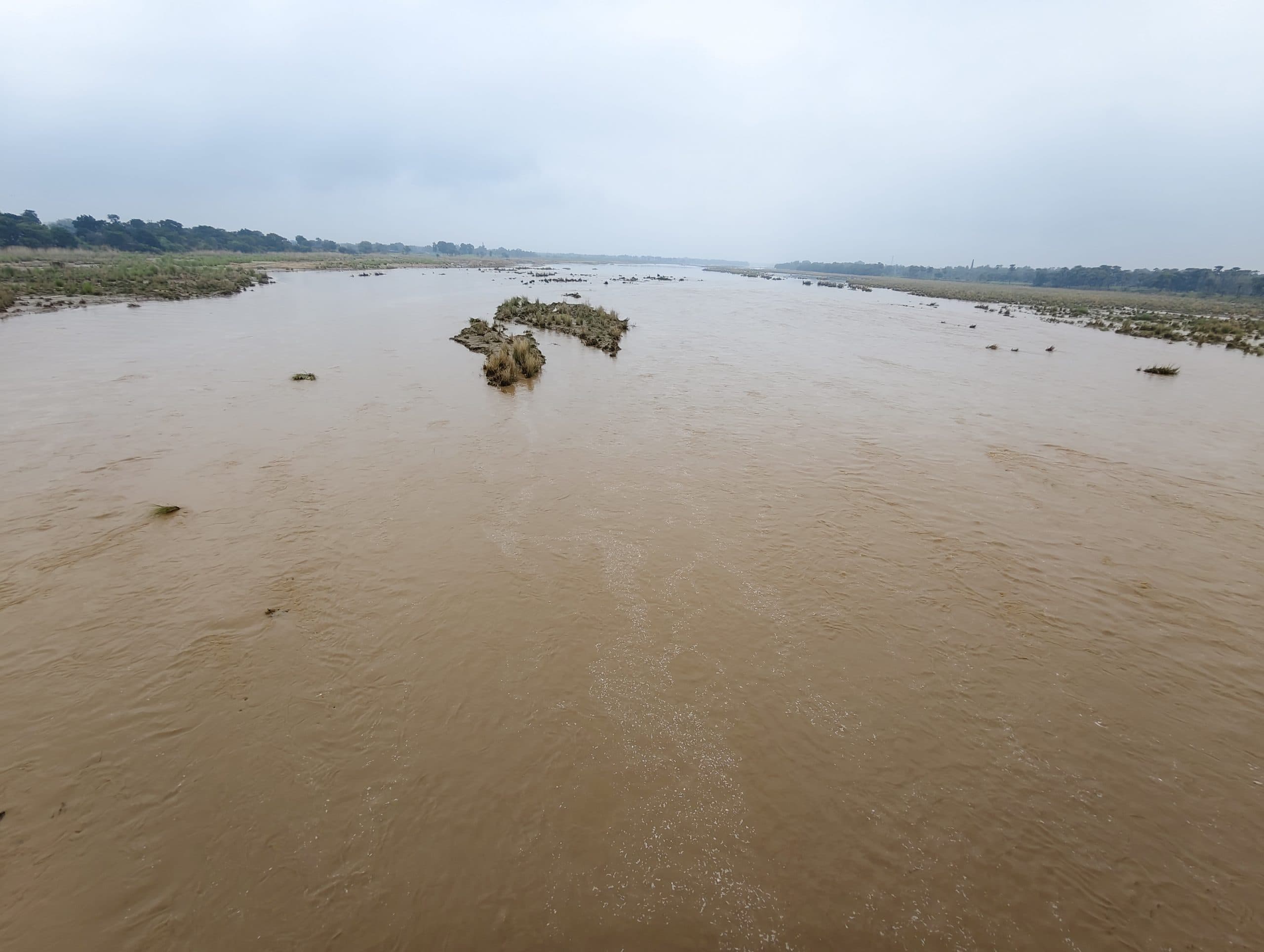 मोरहर नदी में बढ़ा जलस्तर, किसानों के चेहरे खिले