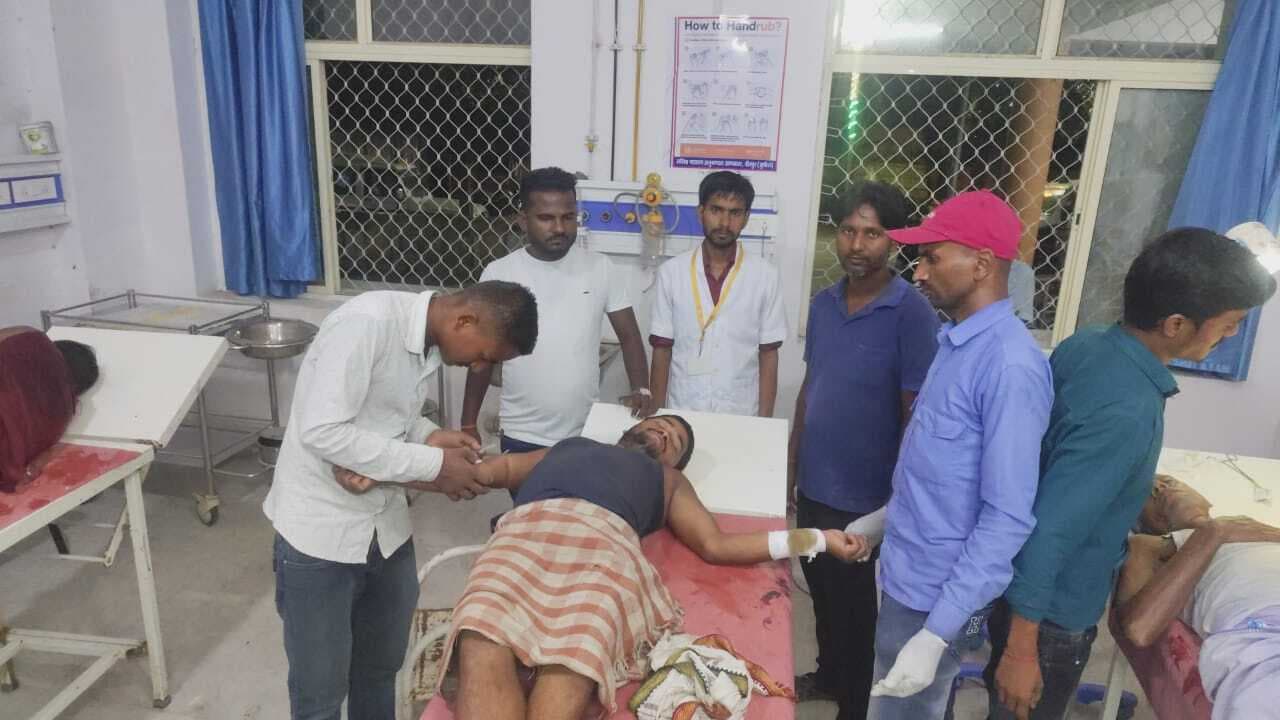 जंगली जानवर के हमले से चार लोग घायल