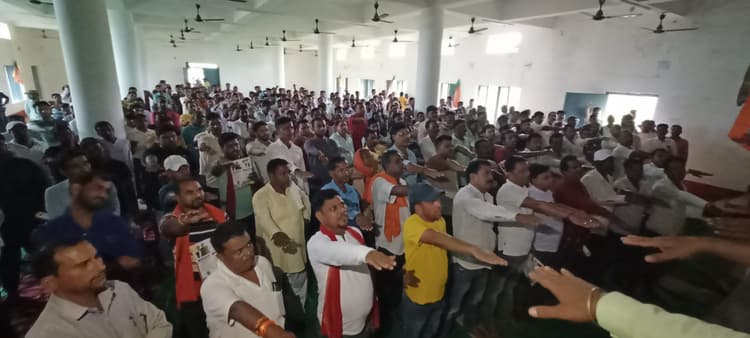 Deoghar news : मोदी सरकार के 11 वर्ष पूरे होने पर संकल्प सभा में गरजे पूर्व मंत्री