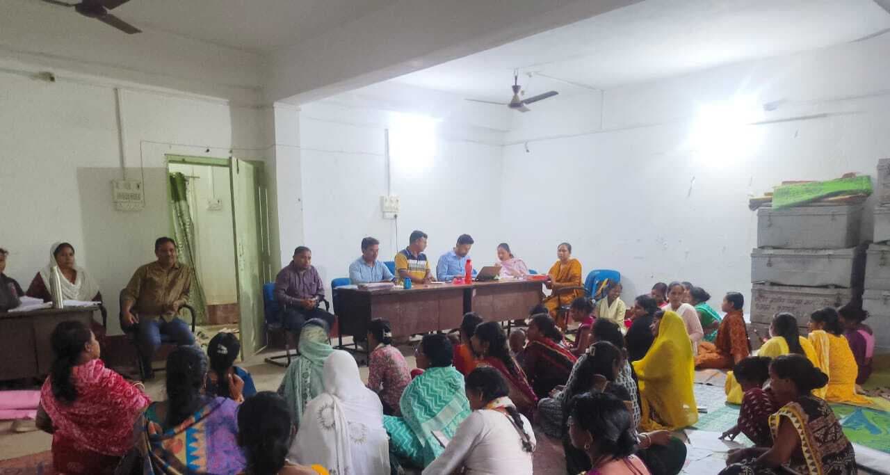 तालझारी प्रखंड में सीआरपी ड्राइव व डी-ब्रीफिंग सत्र का आयोजन