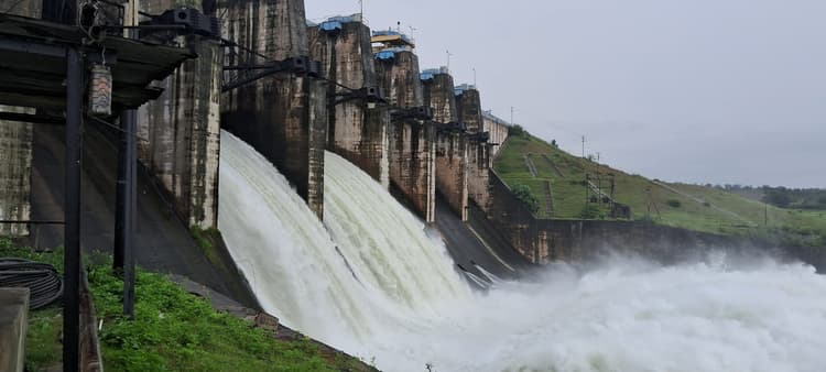 गेतलसूद डैम का दूसरा गेट खोला गया