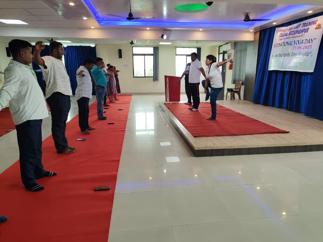 Samastipur News:सेंट पॉल में अंतरराष्ट्रीय योग दिवस पर कार्यक्रम आयोजित