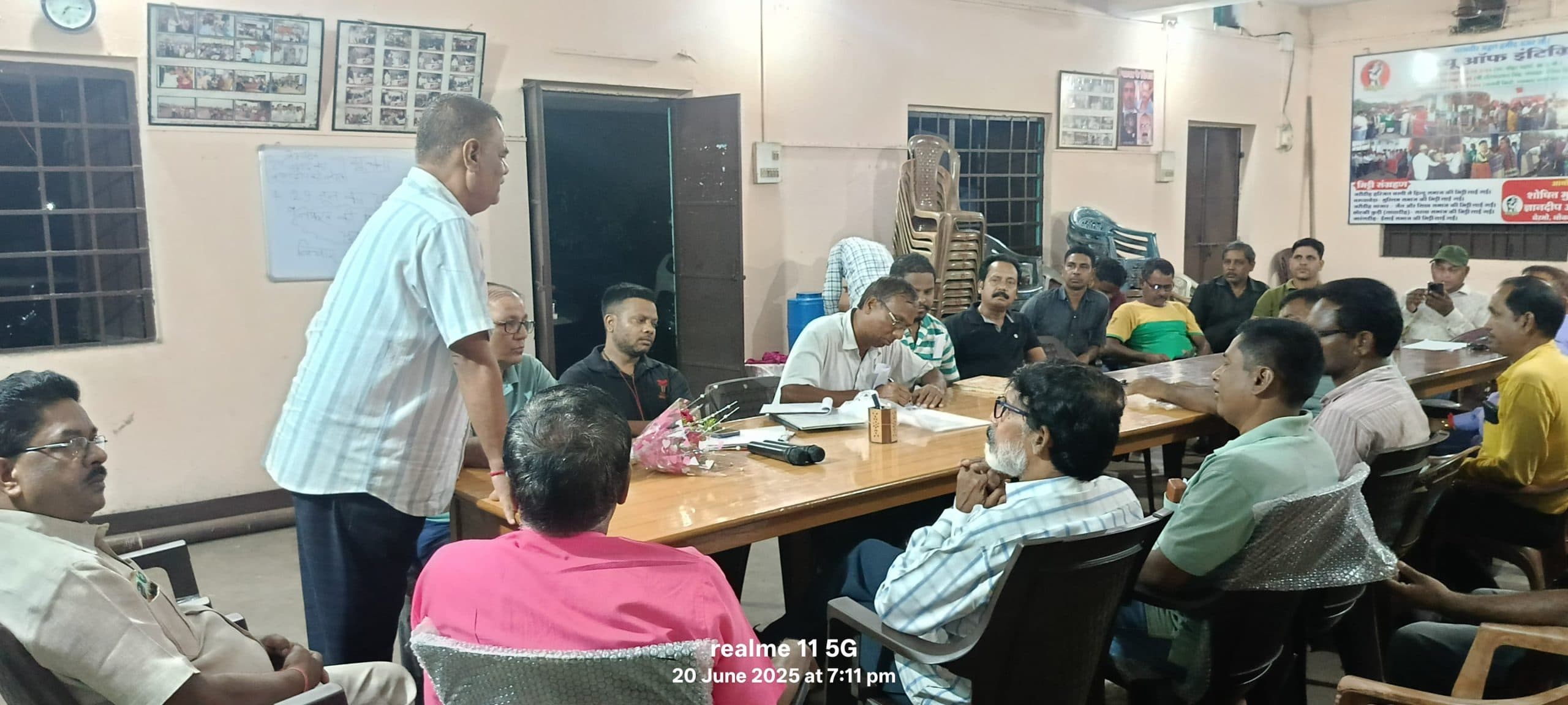 Bokaro News : नये यूनियन पदाधिकारियों को दिलायी गयी शपथ