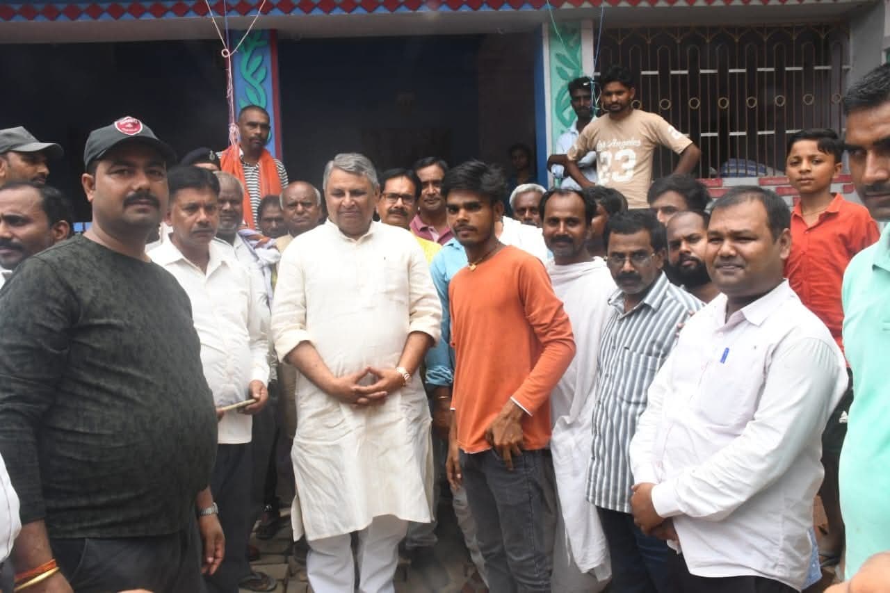 Samastipur News:मृतक के परिजन से मिले जलसंसाधन मंत्री