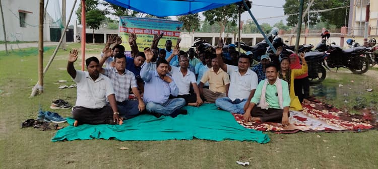 सगासा ने अपने 16 सूत्री मांगों को लेकर दूसरे दिन भी किया सांकेतिक हड़ताल