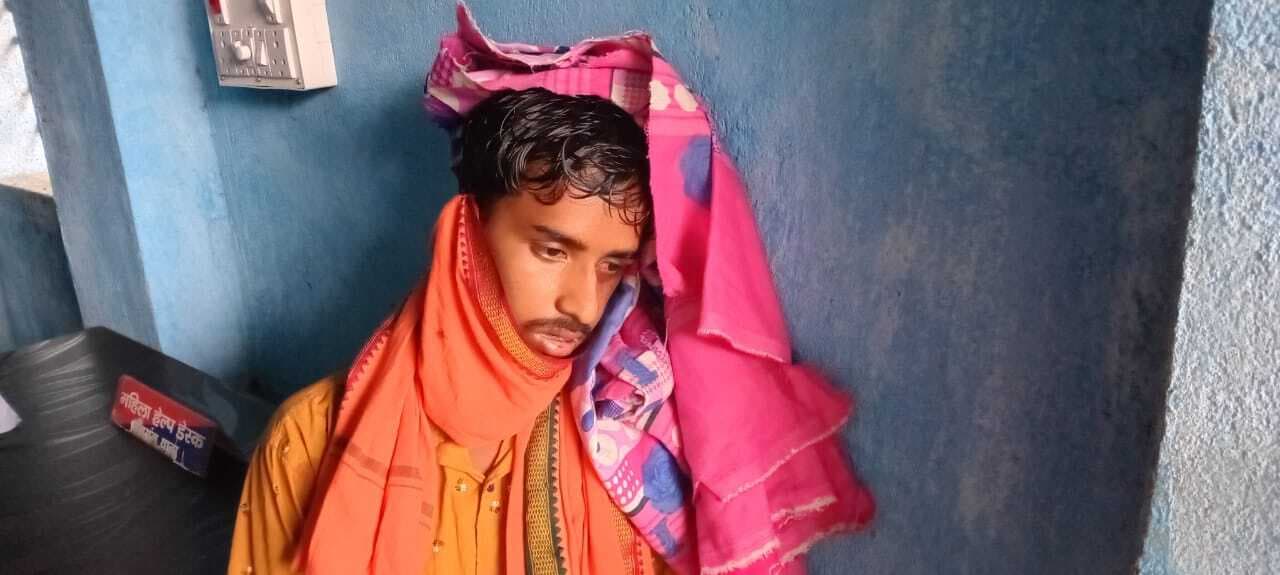 मारपीट मामले को लेकर थाने में दिया आवेदन