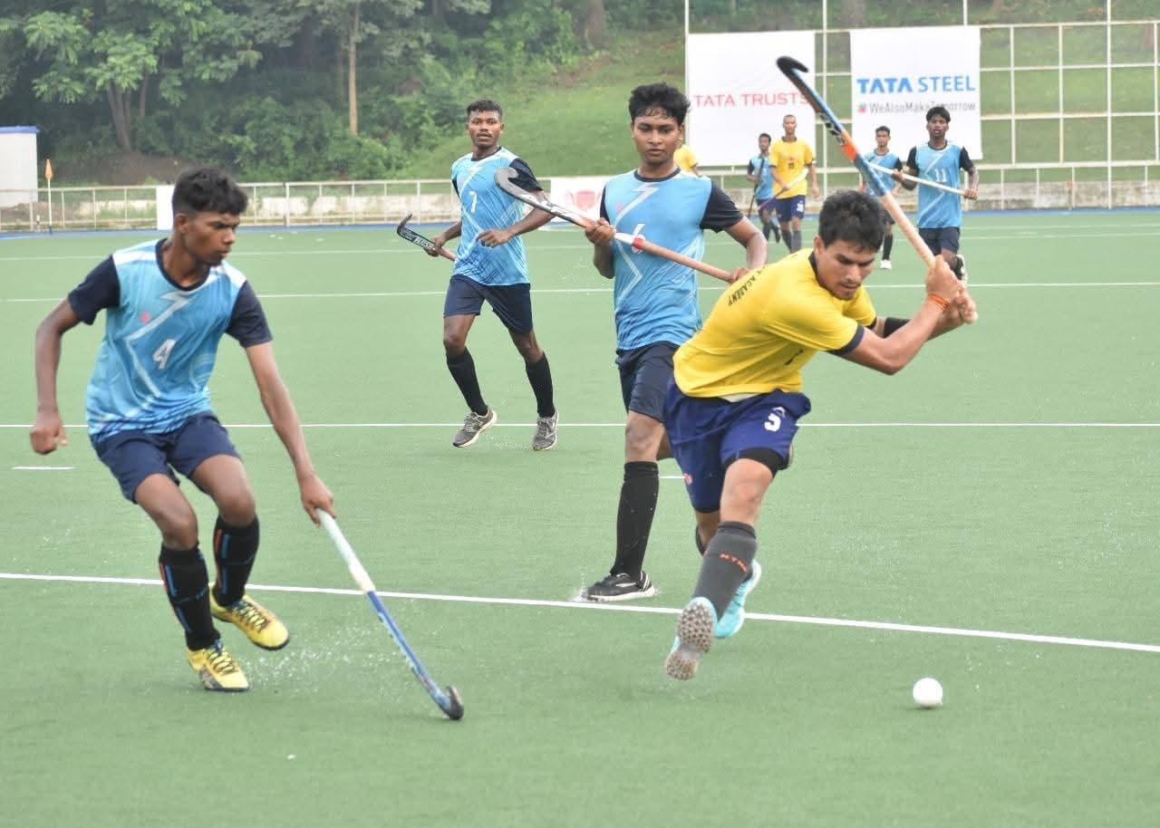 jharkhand junior state hockey tournament: एनटीएचए, सिमडेगा, खूंटी व रांची की टीम सेमीफाइनल में
