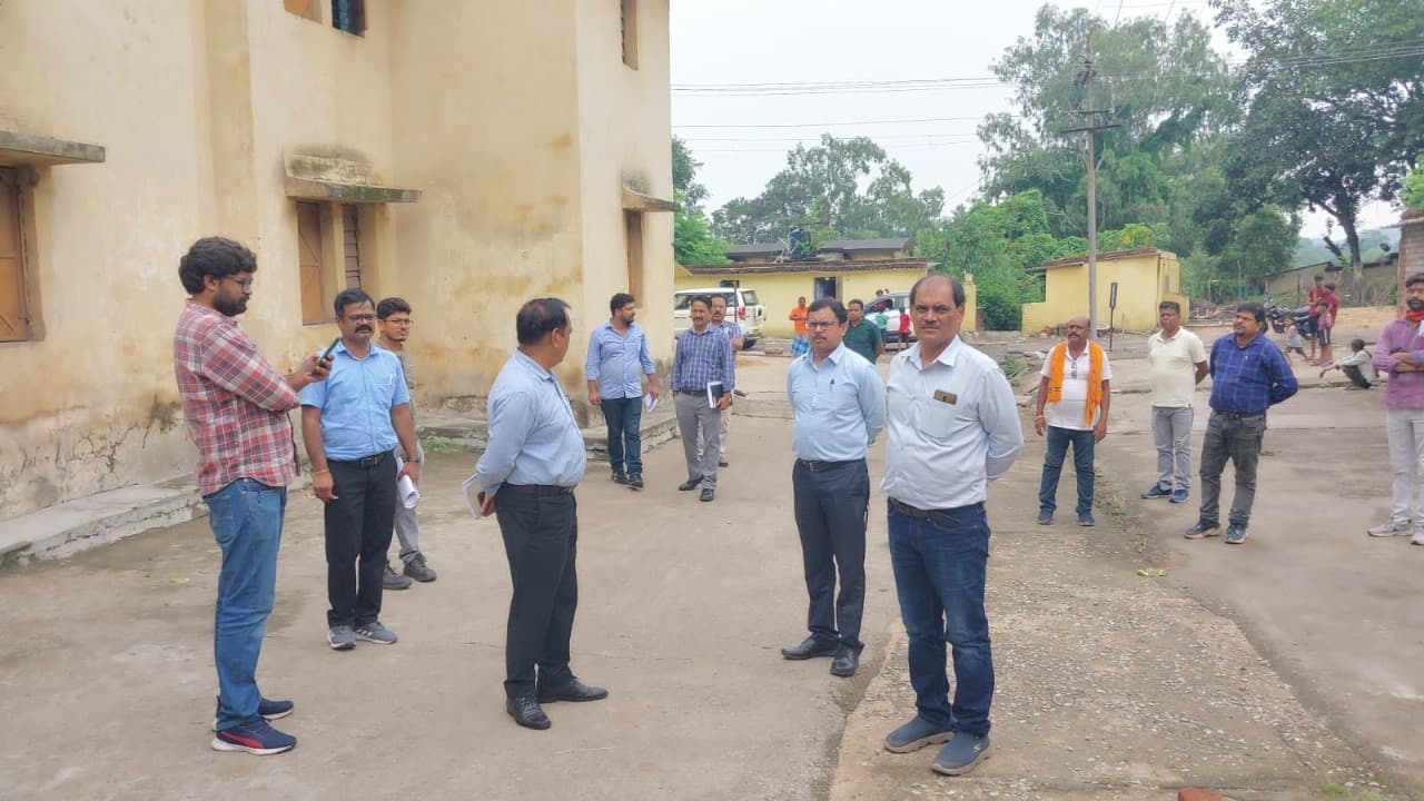 कोल इंडिया के निर्देश पर एनके एरिया में वेलफेयर कार्यों का निरीक्षण