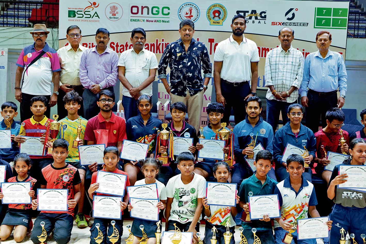 प्रथम राज्य रैंकिंग टेबल टेनिस में पटना की अनन्या ने जीता तिहरा खिताब