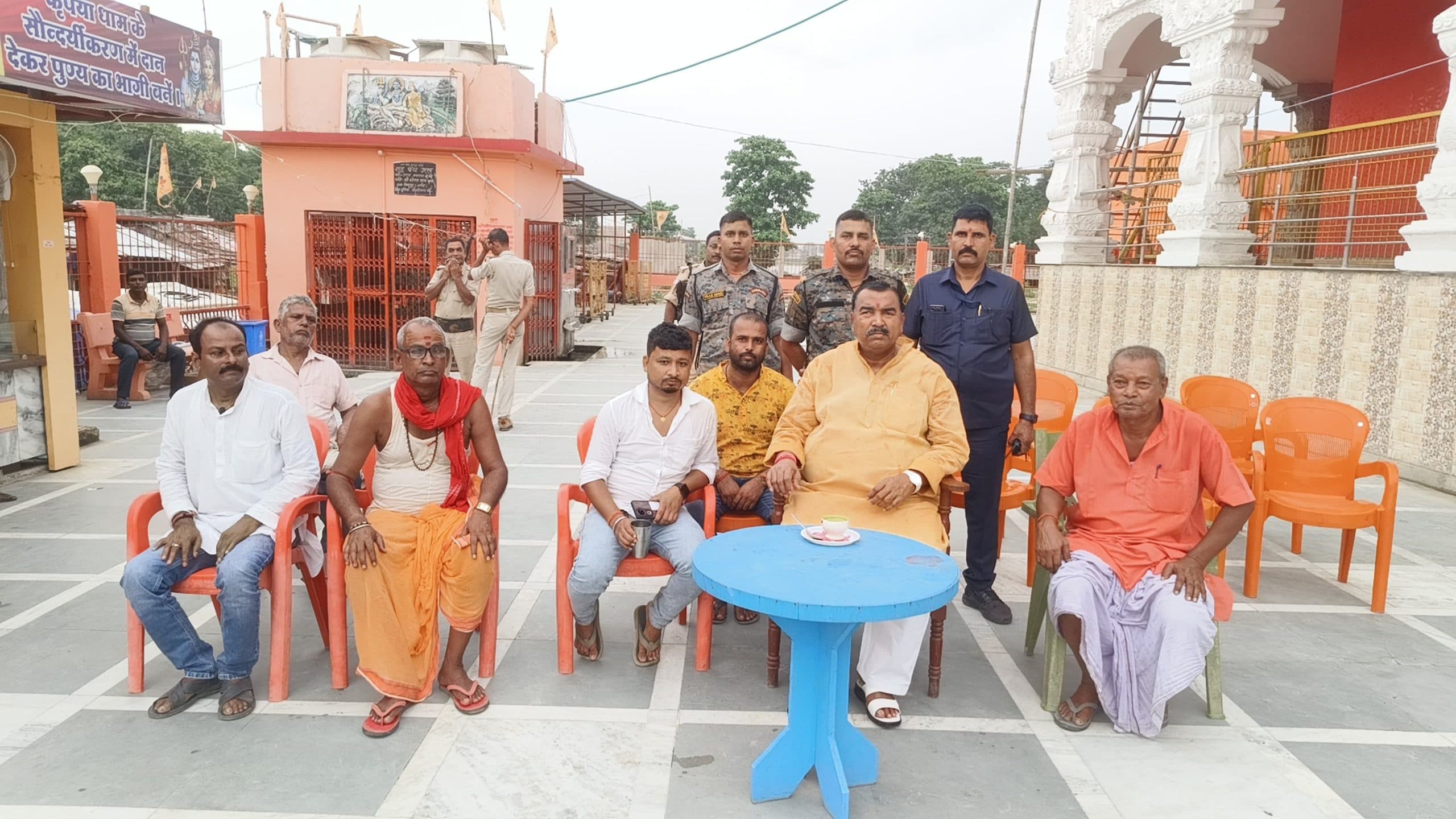 आपदा प्रबंधन मंत्री पहुंचे सुंदरनाथ धाम ली जानकारी