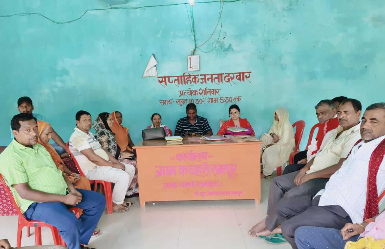 पांच वर्ष बाद सरपंच के पहल पर सामूहिक रास्ता बनने को लेकर मिली हरी झंडी