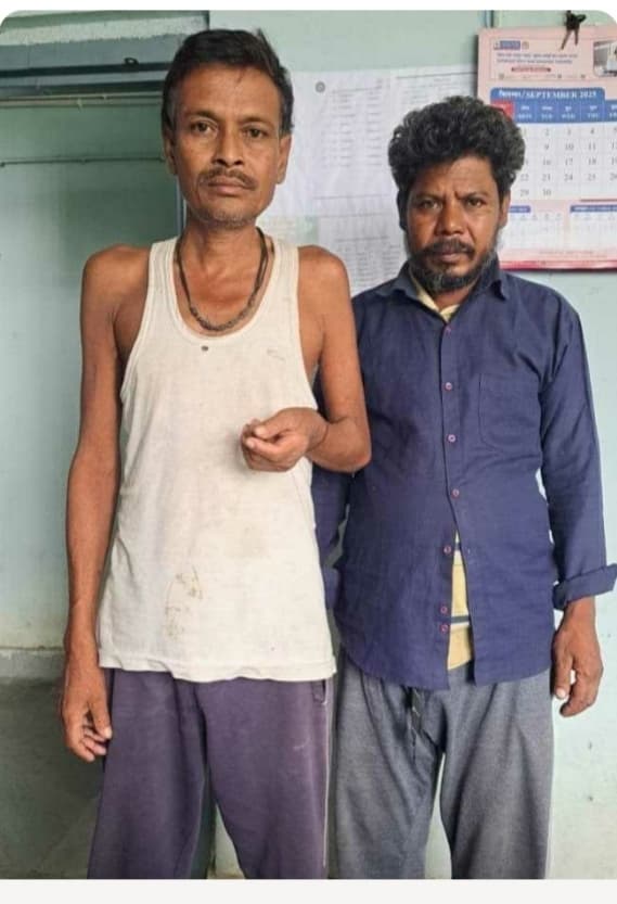 अलग-अलग गांवों से दो वारंटी गिरफ्तार