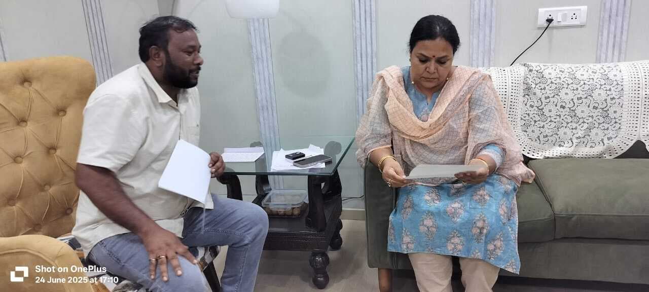 ग्रामीण विकास मंत्री से मिले विधायक सुदीप गुड़िया