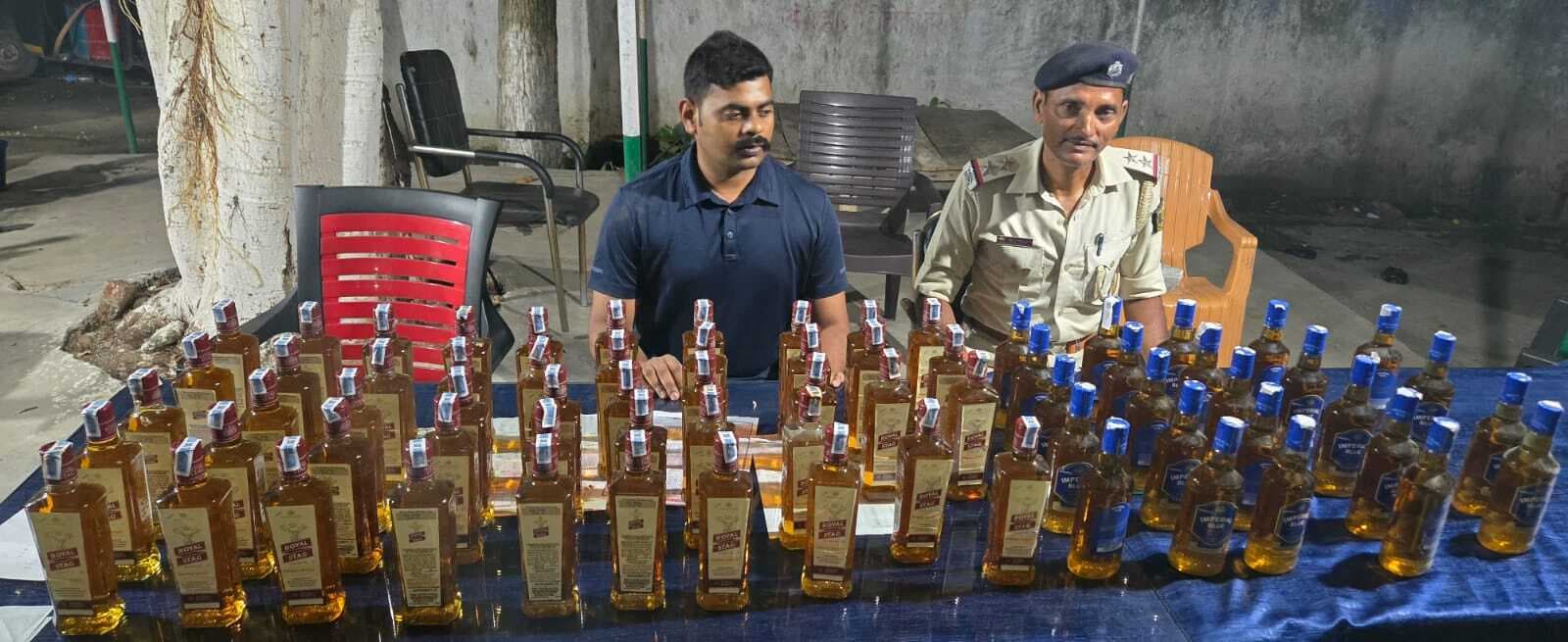 पुलिस ने 47 लीटर शराब की जब्त, महिला तस्कर गिरफ्तार