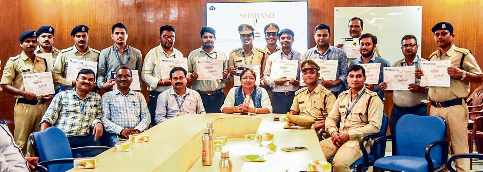 Rourkela News: आरएसपी सुरक्षा इंजीनियरिंग के आठ और अग्निशमन सेवा के सात कर्मियों को मिला सेल शाबाश सम्मान