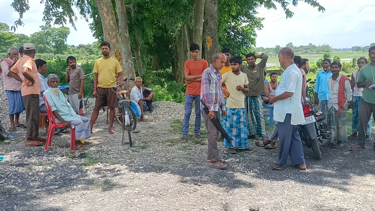 सिंघाड़ी मौजा के किसानों को नहीं मिला मुआवजा