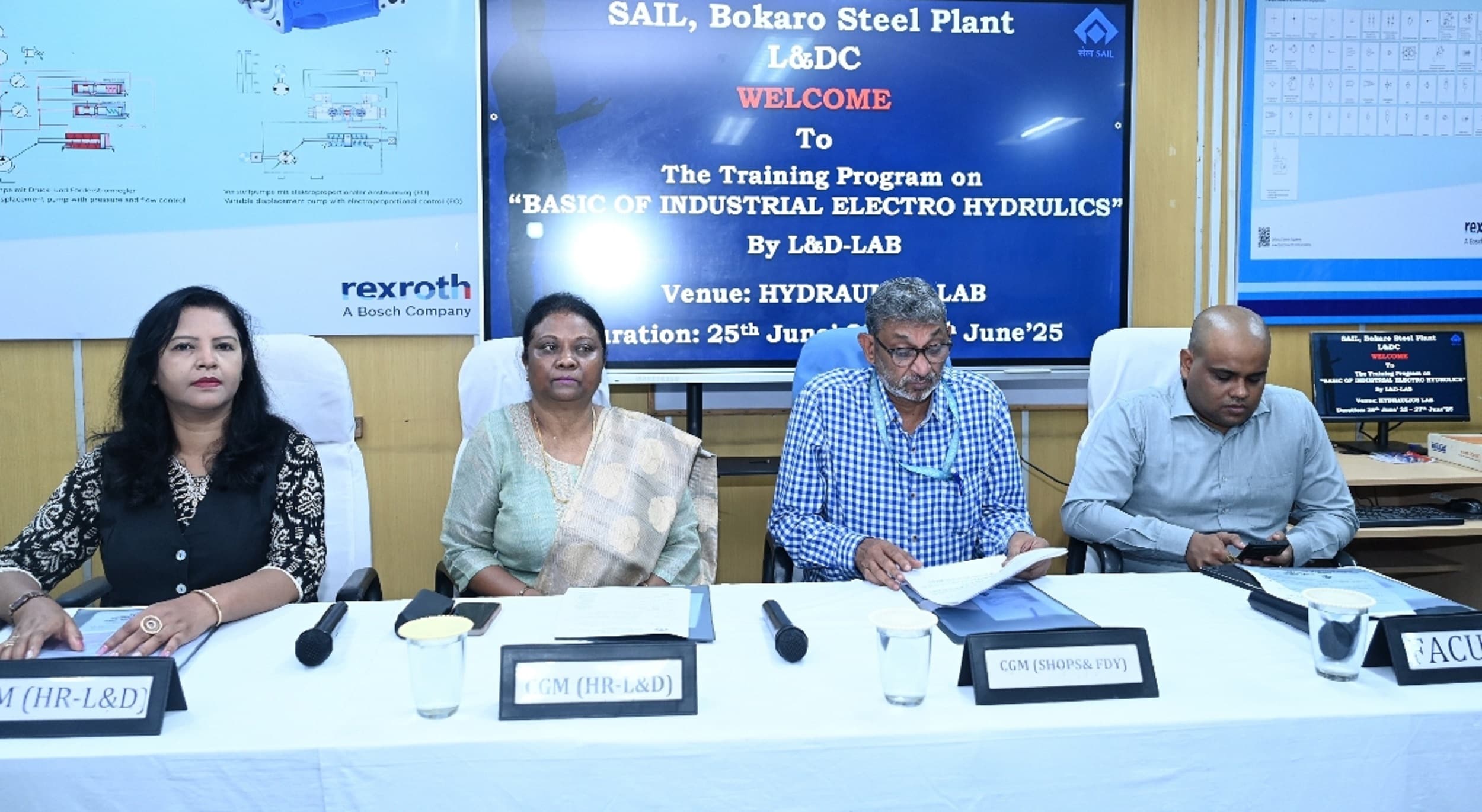 Bokaro News : रेक्सरोथ हाइड्रोलिक्स प्रशिक्षण किट ऊर्जा कुशल हाइड्रोलिक प्रणाली : जेवी शेखर