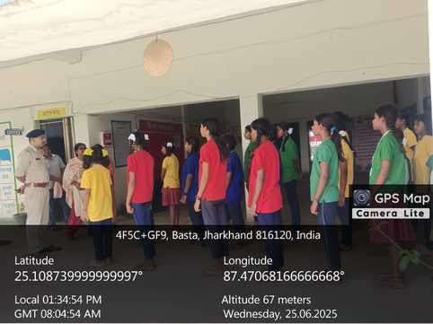 ठाकुरगंगटी थानेदार ने नशापान रोकने को लेकर किया जागरूक