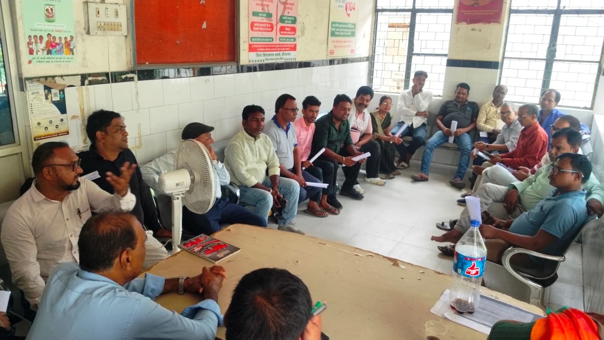 नगर पर्षद क्षेत्र में आशा चयन को लेकर वार्ड पार्षदों के साथ हुई बैठक