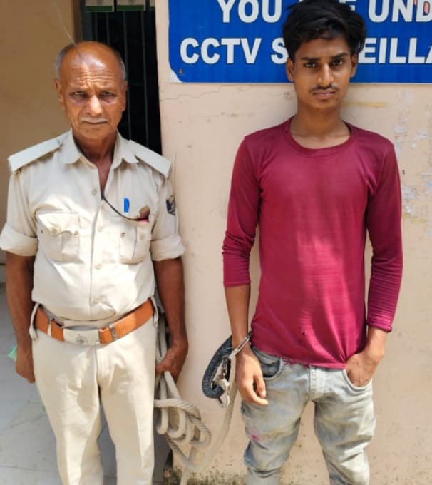 सीसीटीवी की मदद से शातिर गिरफ्तार