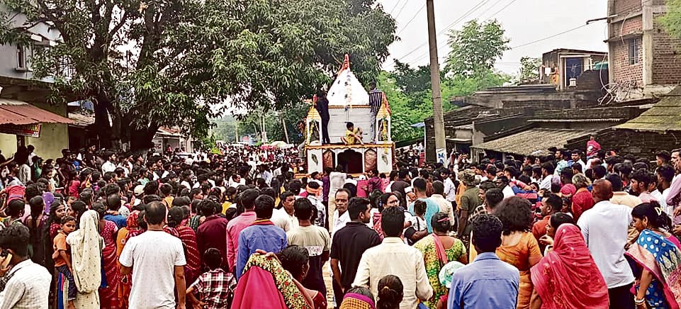 East Singhbhum News : कदमा गांव से निकली थी रथयात्रा को हाड़तोपा में घुसने से रोका