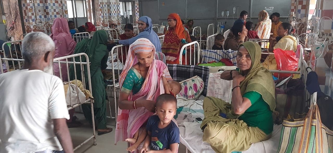 जिले में फिर बढ़ा सर्दी, खांसी व वायरल फीवर के साथ साथ डायरिया का केस