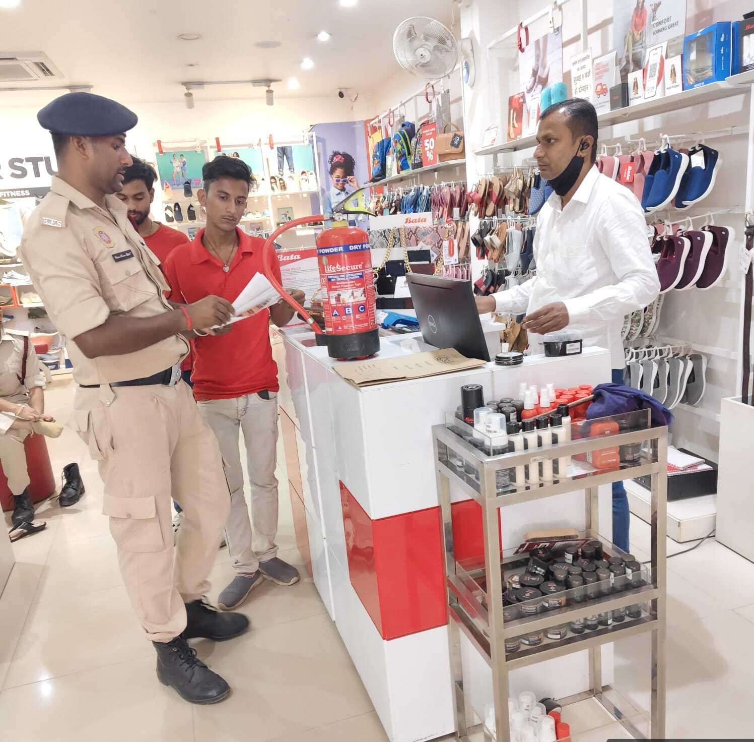 आग से जागरूकता को लेकर चलाया अभियान