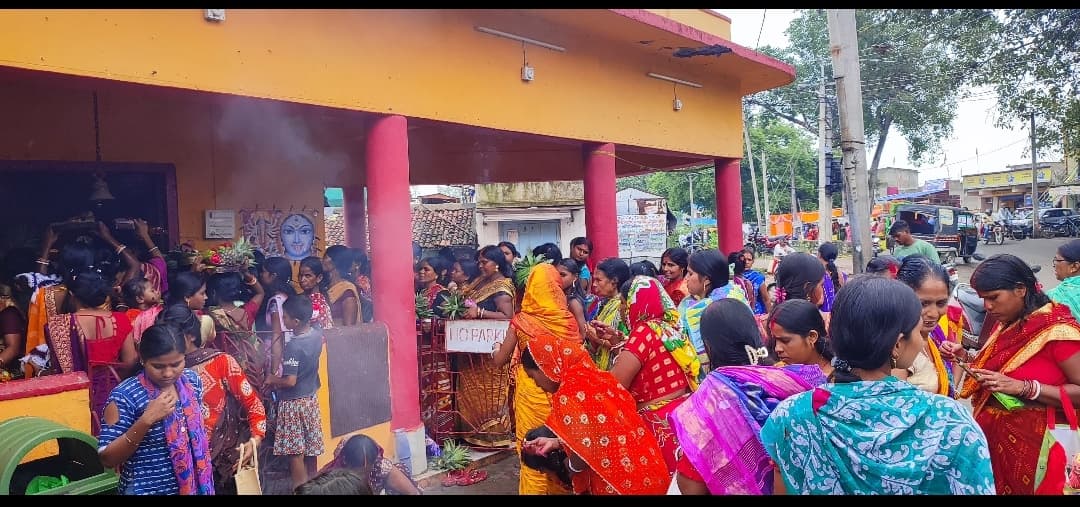 सिल्ली-मुरी में मां विपत्तारिणी की पूजा की गयी