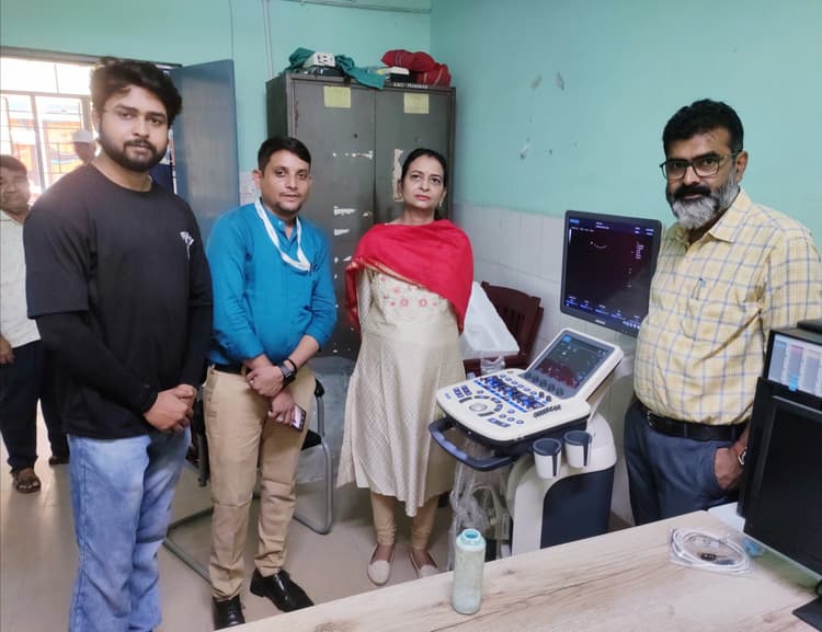 hajipur news. सीएचसी में लगी अल्ट्रासाउंड मशीन, लेकिन रेडियोलॉजिस्ट व टेक्नीशियन पदस्थापित नहीं