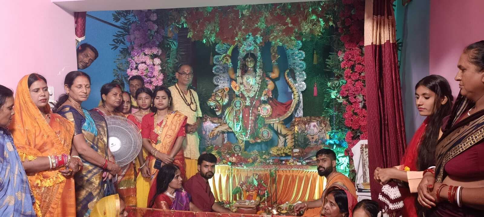 खलारी कालीबाड़ी में की गयी मां विपत्तारिणी पूजा