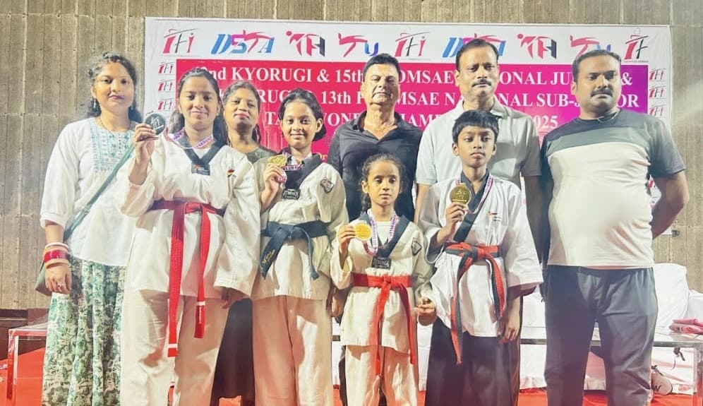 East singhbhum taikwando : जिले के चार खिलाड़ियों ने राष्ट्रीय ताइक्वांडो प्रतियोगिता में जीते पदक