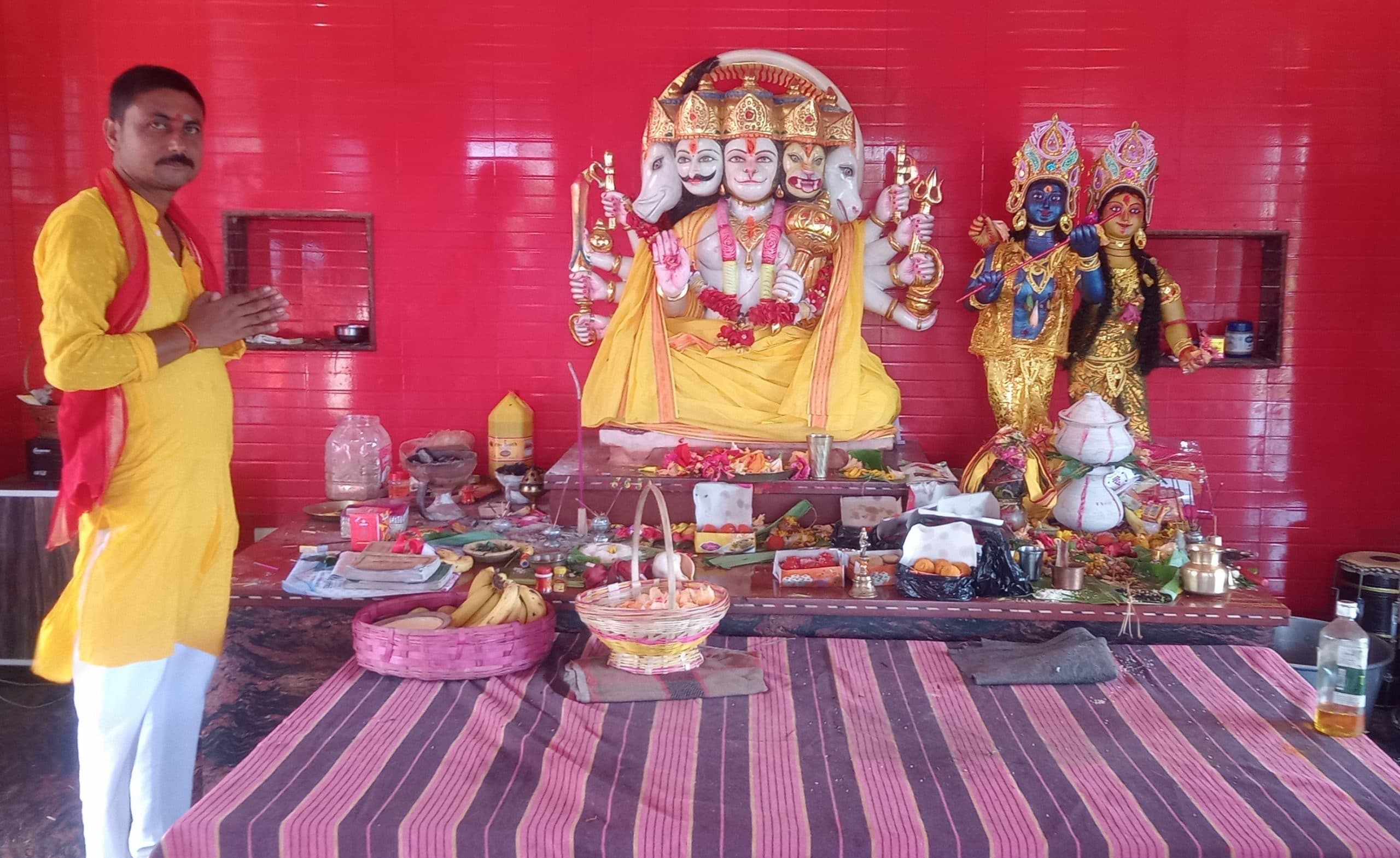 असरना गांव में 24 घंटे अष्टयाम संकीर्तन का हुआ समापन