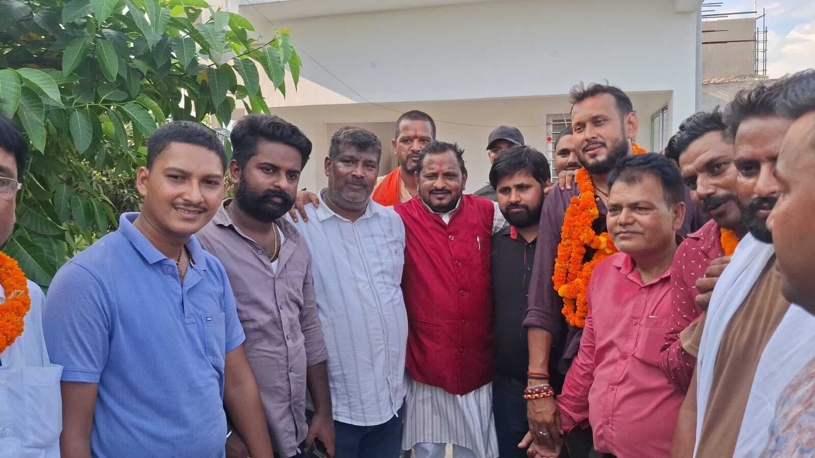 भाजपा ने आलोक भगत का किया स्वागत