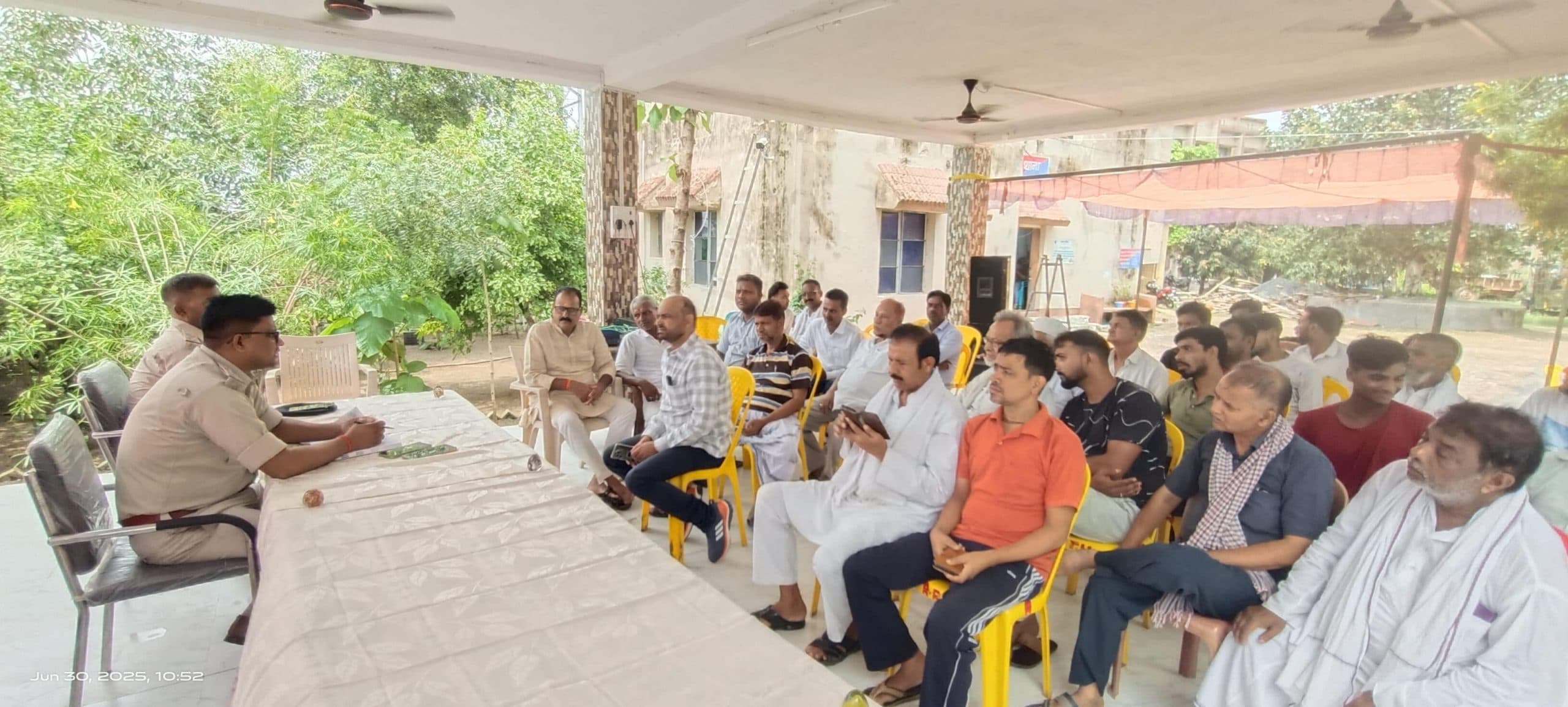 मुहर्रम के जुलूस के दौरान गलत हरकत बर्दाश्त नहीं : थानाध्यक्ष