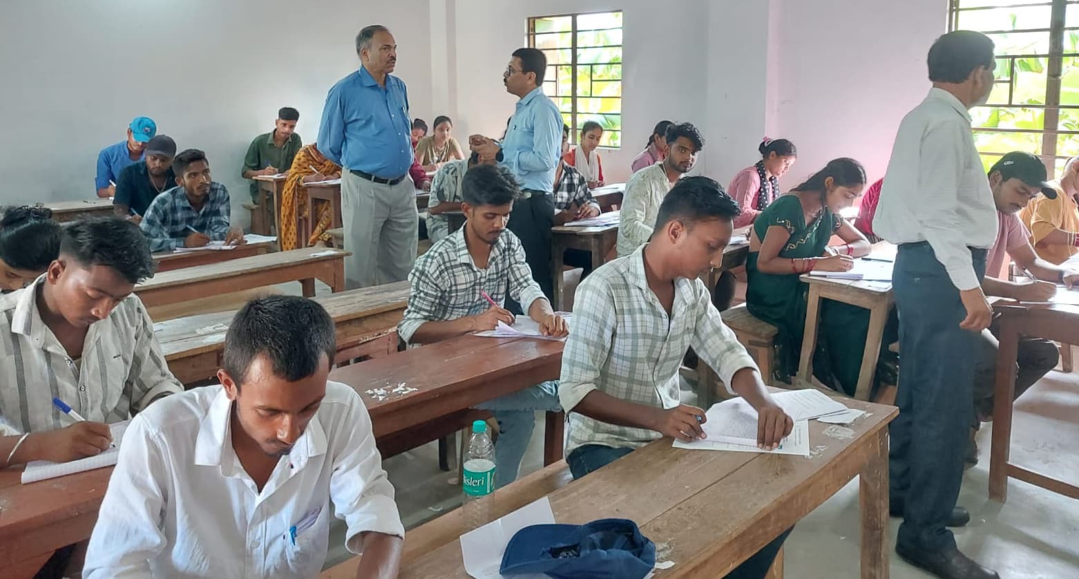 कुलपति ने पीएसडी कॉलेज में यूजी परीक्षा का लिया जायजा