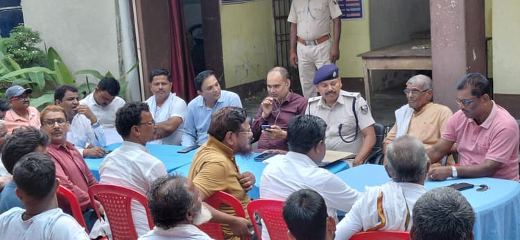 थाने पहुंचे एसपी, कर्मियों में मचा रहा हड़कंप