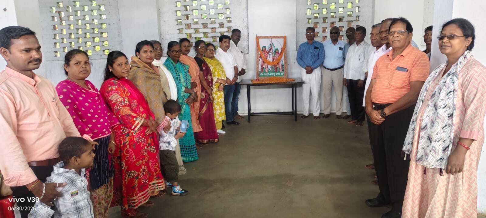 खूंटी में कांग्रेस पार्टी ने मनाया हूल दिवस