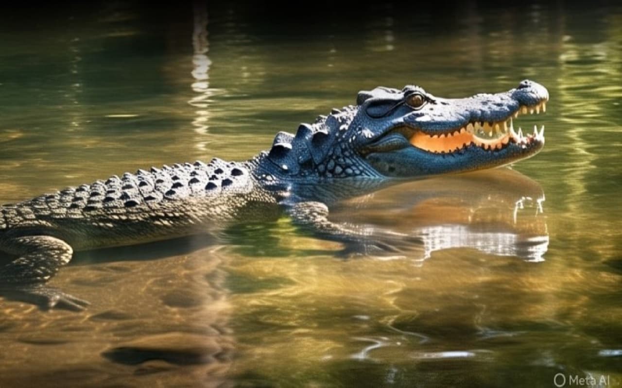 बिहार में मगरमच्छ ने किसान को किया लहूलुहान, नाले से निकलकर पैर को चबा लिया