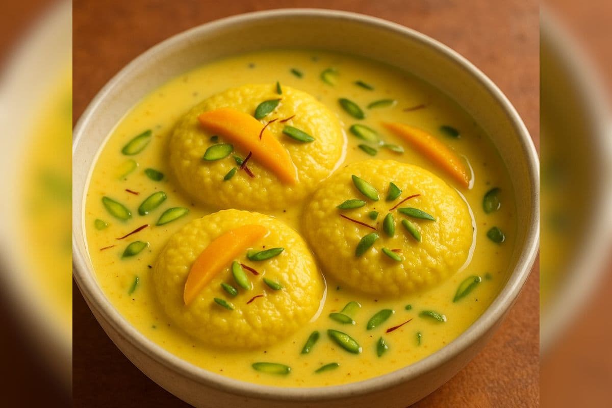 Mango Rasmalai: अब शेक और आइसक्रीम नहीं, बनाएं मजेदार आम की रसमलाई
