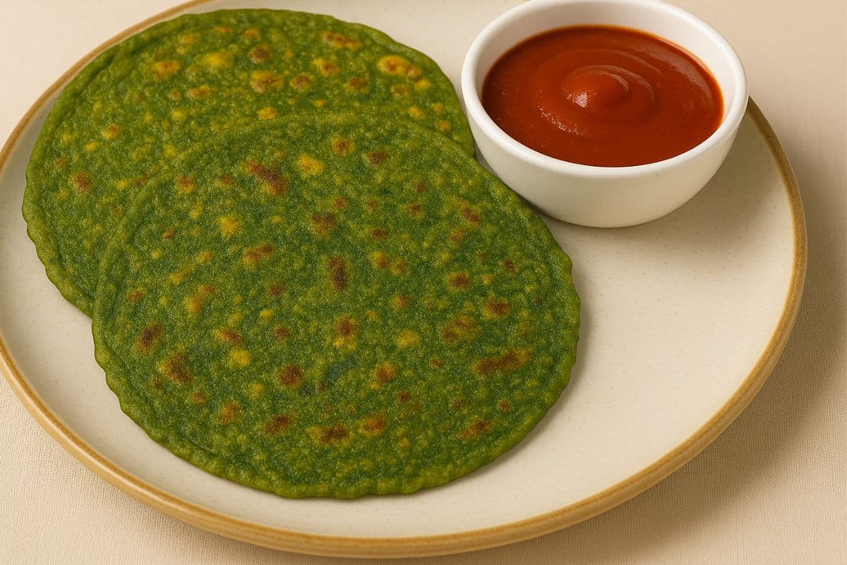 Chilla Recipe: नाश्ते को बनाएं खास, आसानी और जल्दी से तैयार करें पालक कॉर्न चीला