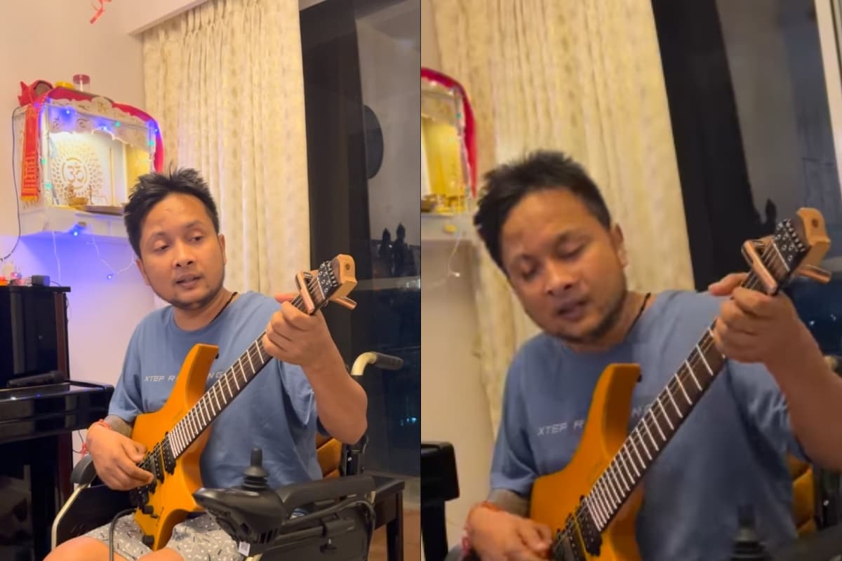 Indian Idol विनर पवनदीप राजन आए व्हीलचेयर पर, उदासी के साथ गाया रहे न रहे हम, Video करेगा हैरान