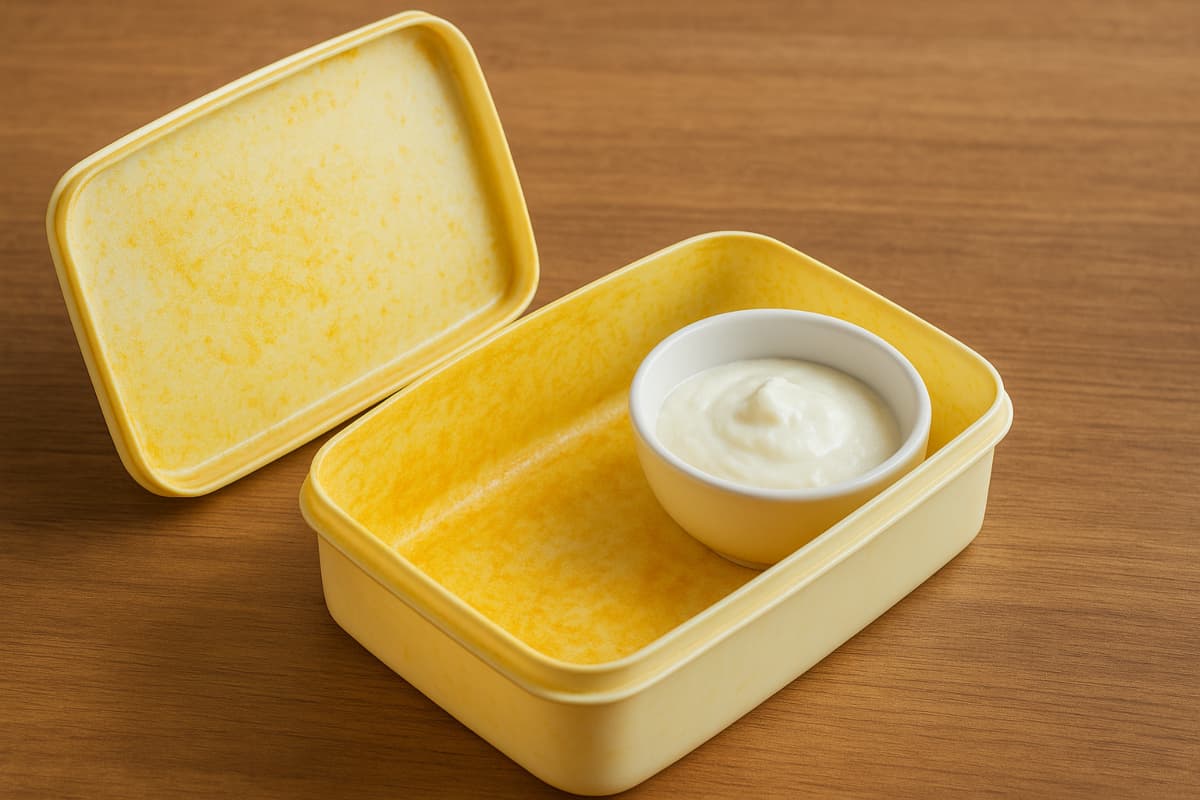 plastic lunch box cleaning tips
