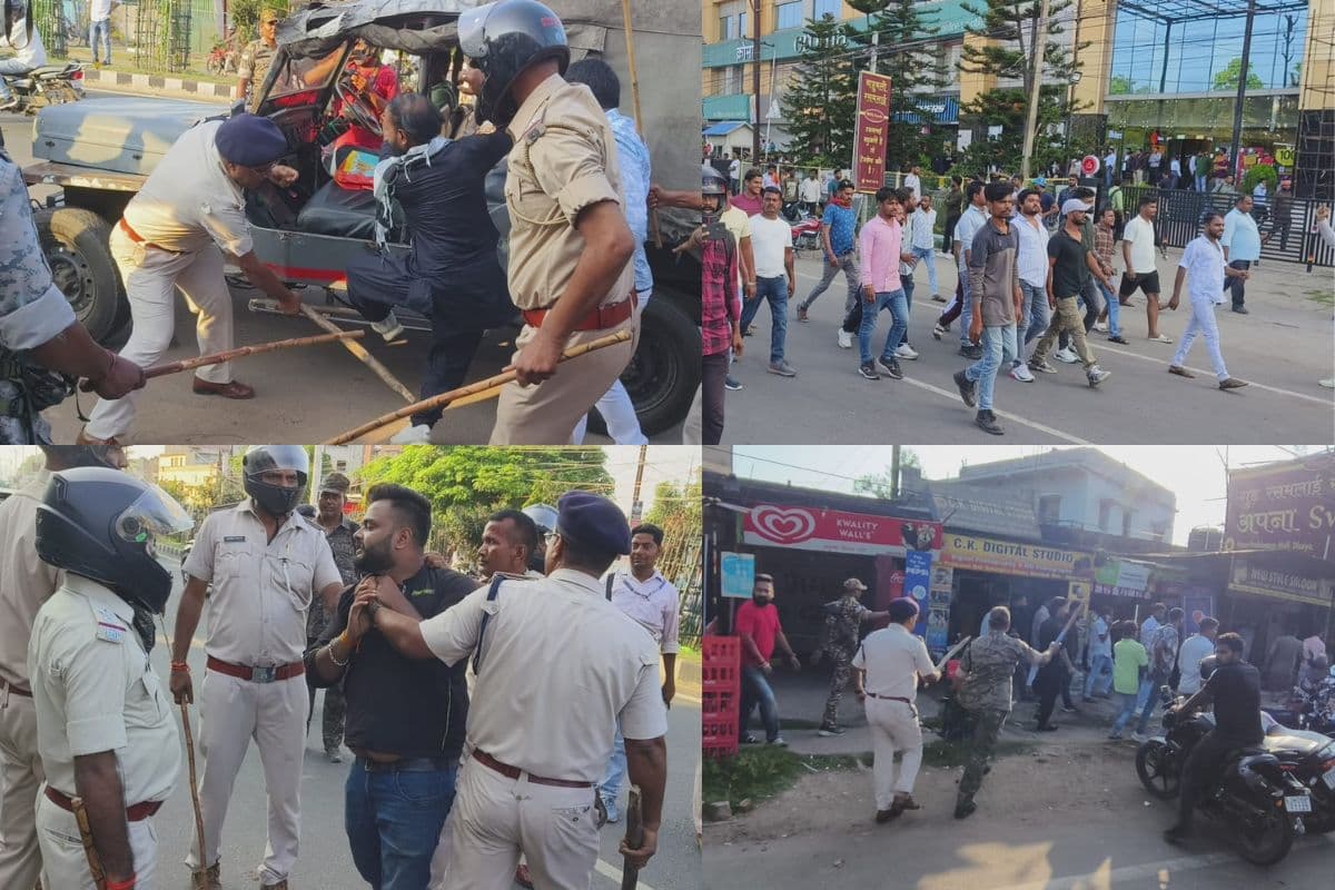 prabhatam mall lathi charge