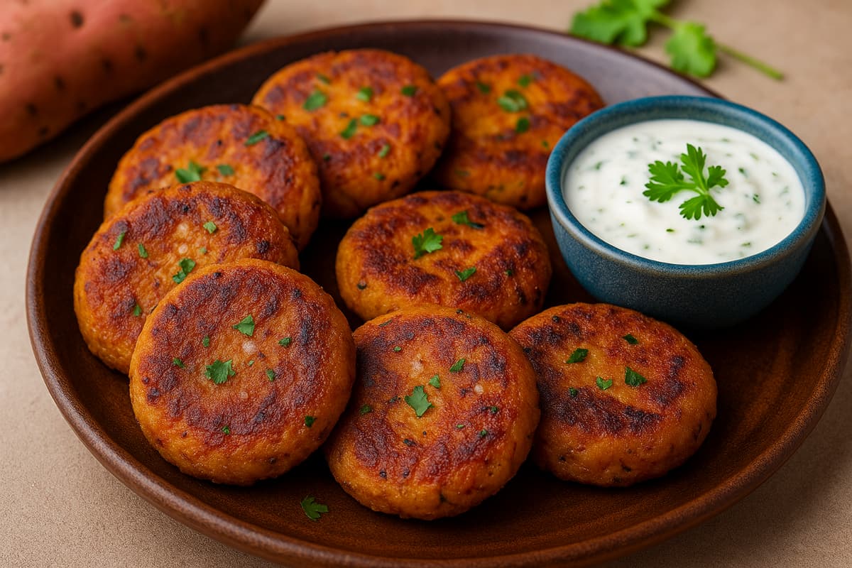 sweet potato tikki recipe