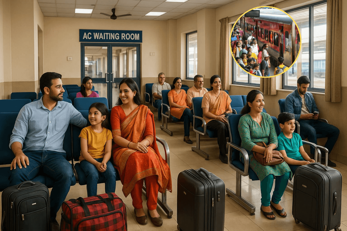 Patna News: पटना के इस स्टेशन पर लीजिए प्रीमियम AC वेटिंग रूम का मजा, सोफा-कैंटीन और नाश्ते का इंतजाम